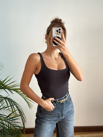 Acı Kahve Askılı Atlet