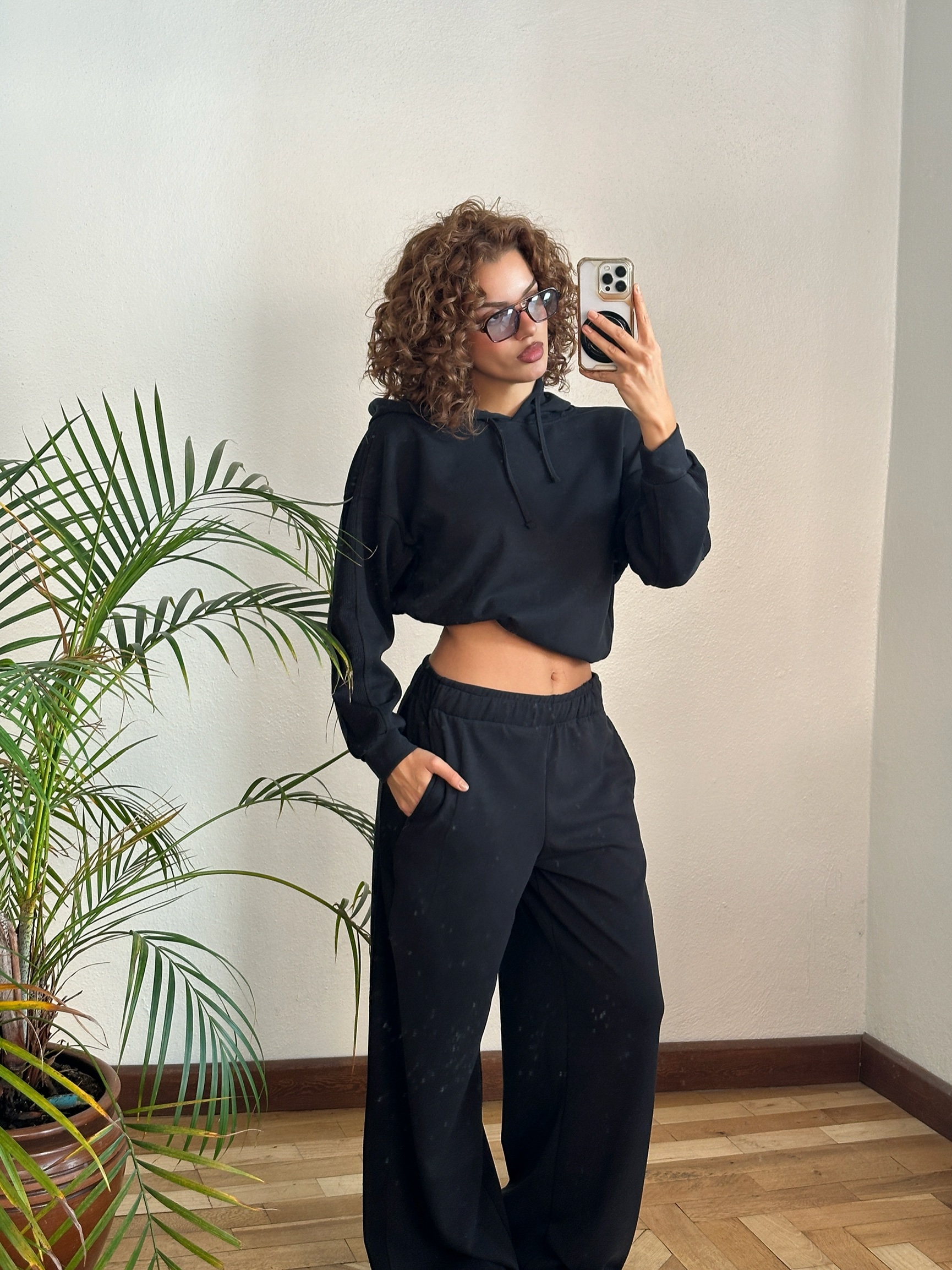 Siyah Modal Takım Eşofman