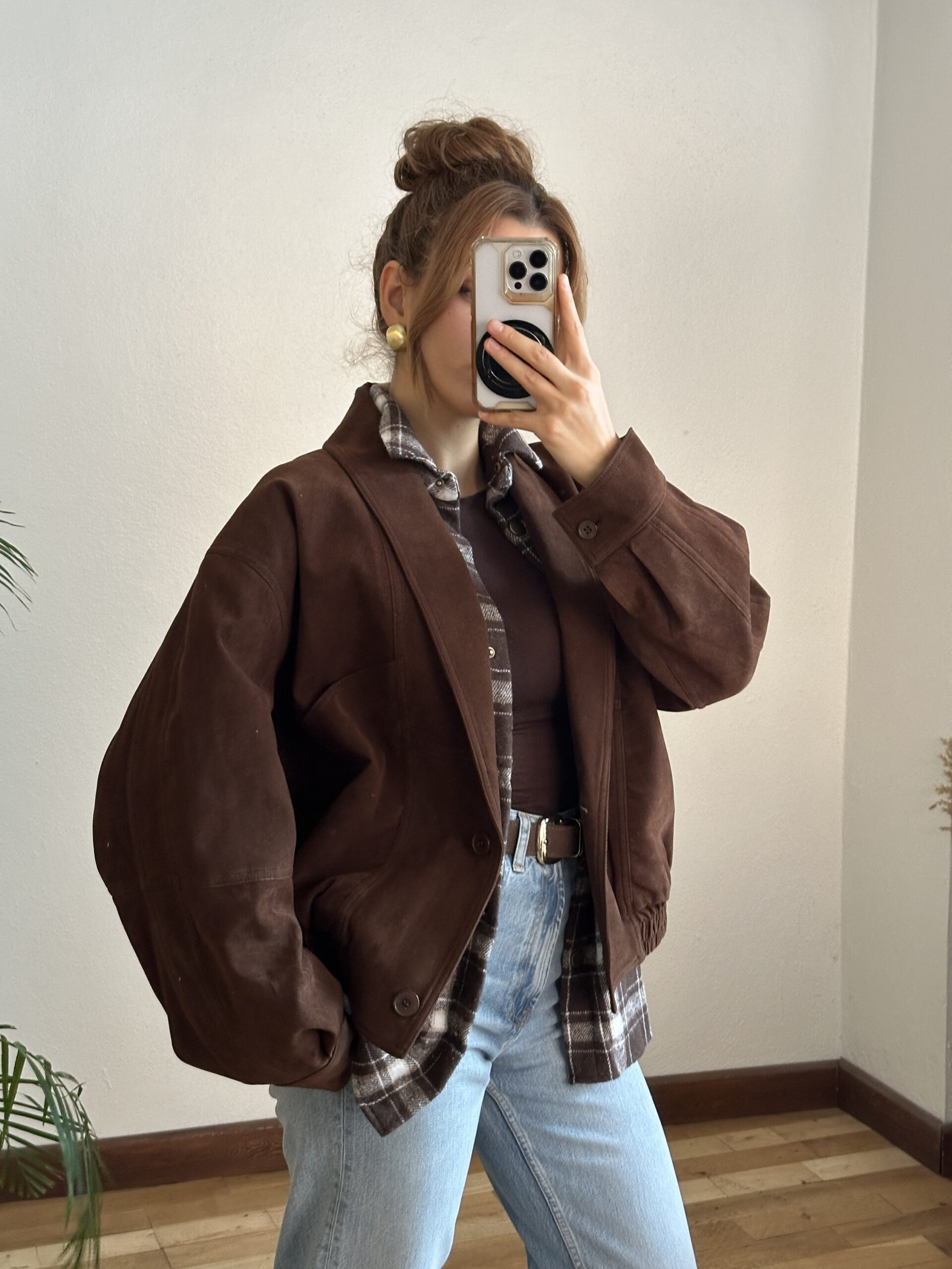 Acı Kahve Bomber Ceket - Görsel 2