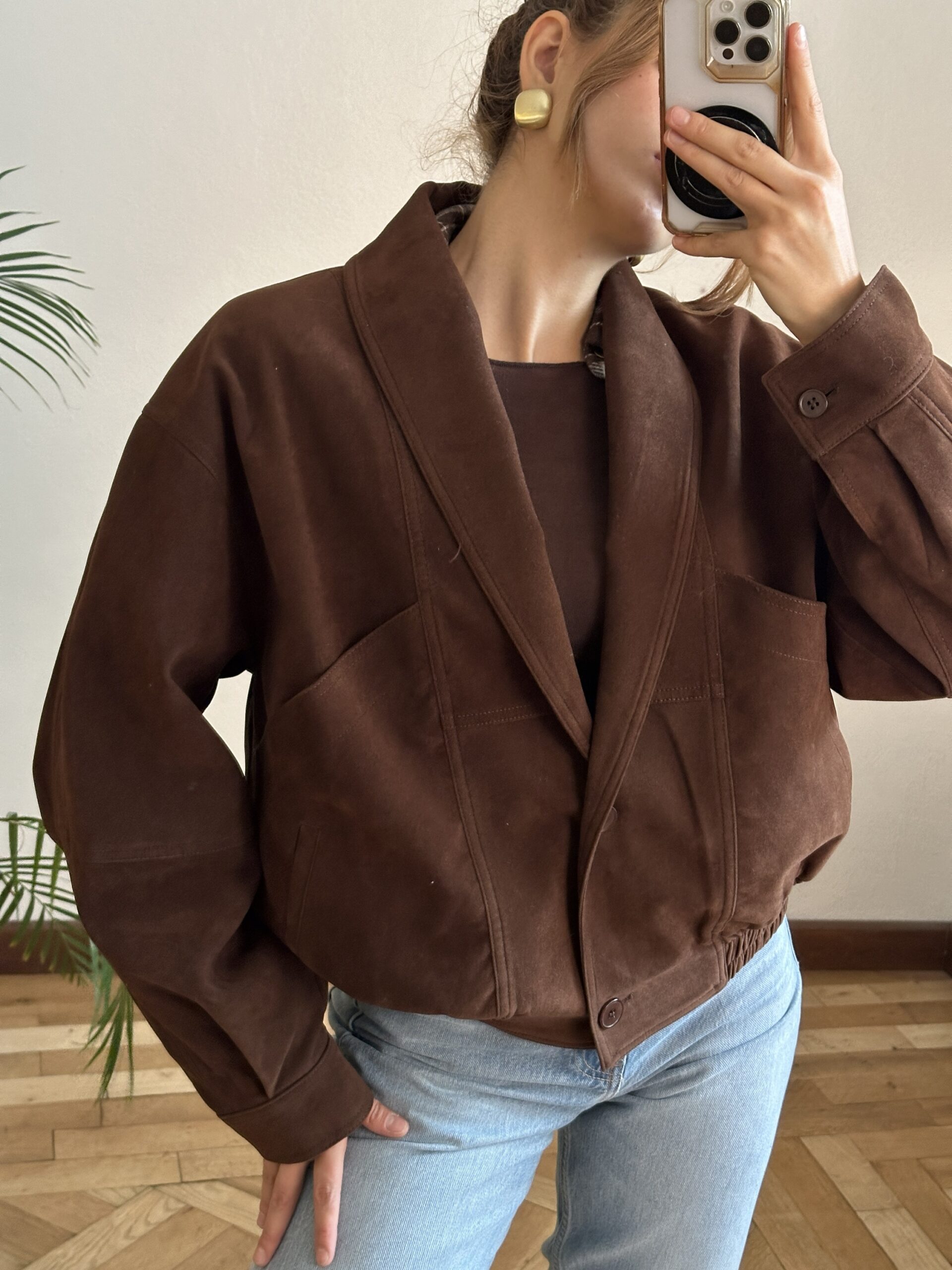 Acı Kahve Bomber Ceket - Görsel 4