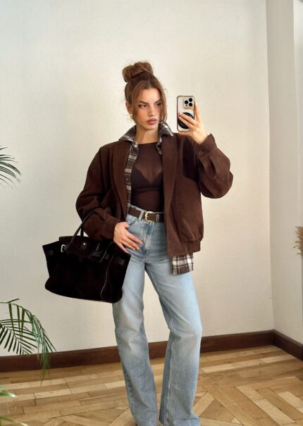 Acı Kahve Bomber Ceket