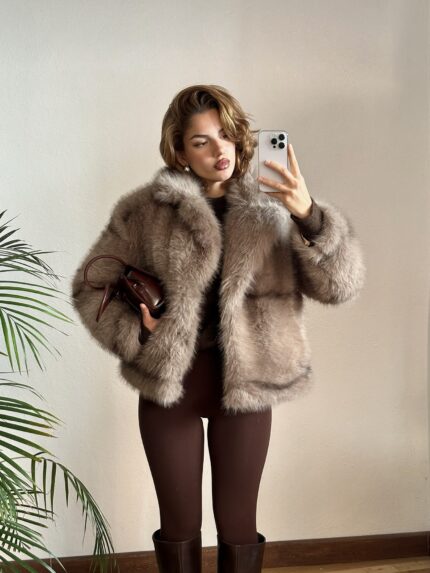 Premium Suni Kürk Ceket